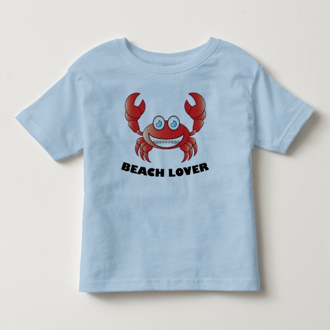 Beach Lover - Toddler Fine Jersey T-Shirt (Frente)