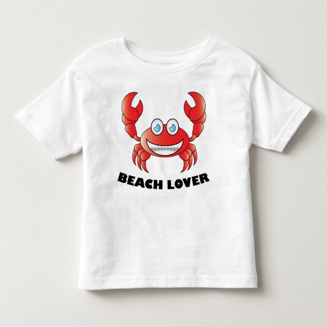 Beach Lover - Toddler Fine Jersey T-Shirt (Frente)