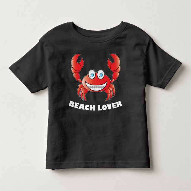 Beach Lover - Toddler Fine Jersey T-Shirt (Frente)