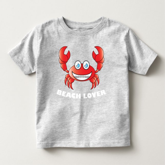 Beach Lover - Toddler Fine Jersey T-Shirt (Frente)