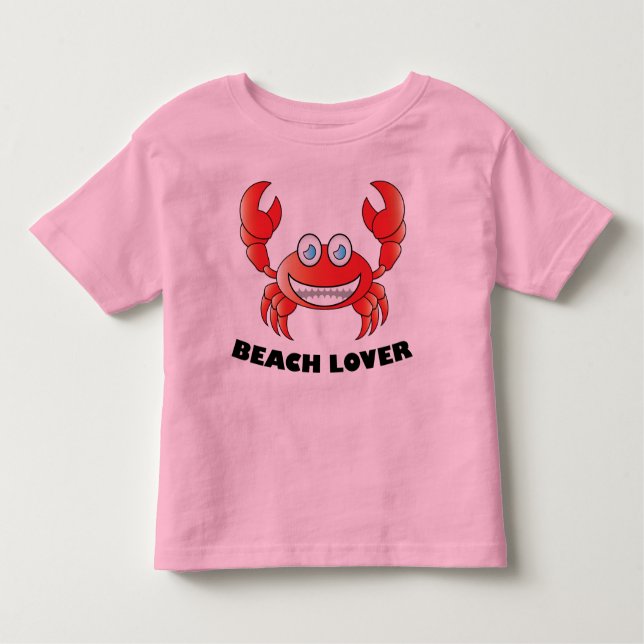 Beach Lover - Toddler Fine Jersey T-Shirt (Frente)