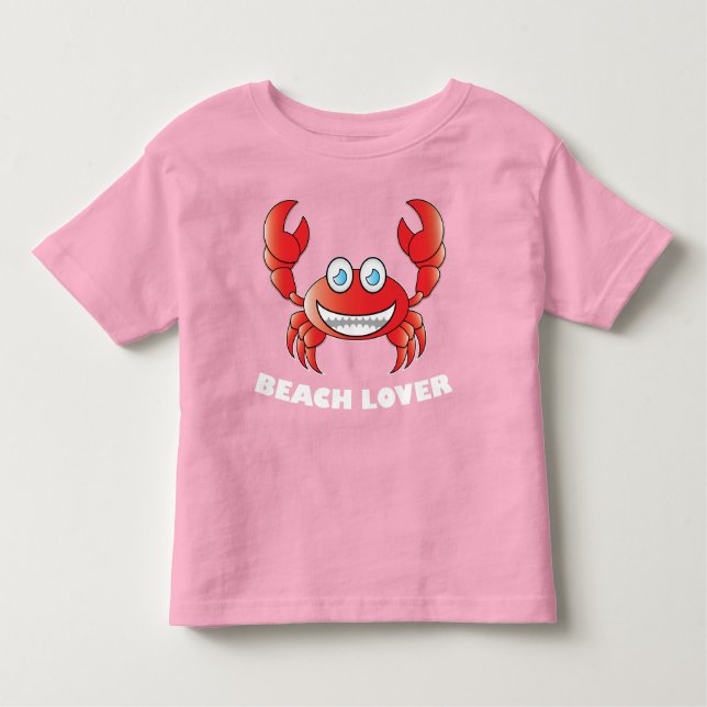Beach Lover - Toddler Fine Jersey T-Shirt (Frente)