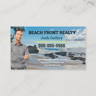 Beach Realtor Cartão de visita