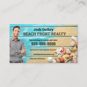 Beach Realtor Cartão de visita