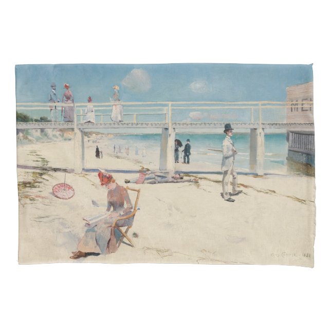 Beach Scene (Holiday at Mentone) (Arte australiana (Frente-Esquerda)