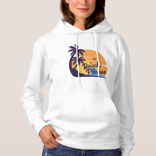 Beach Sunset Vibes | Camisa Tropical de Verão (Frente)
