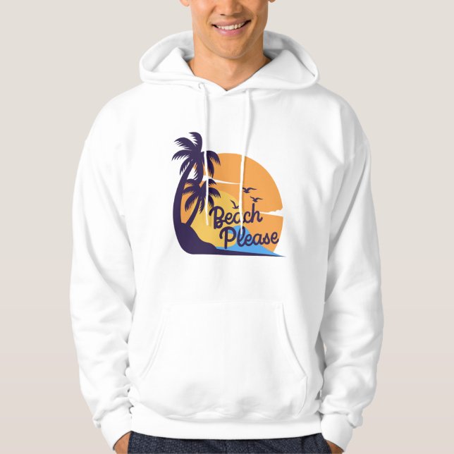 Beach Sunset Vibes | Camisa Tropical de Verão (Frente)