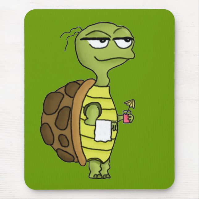 Beach Tortoise Mousepad (Frente)