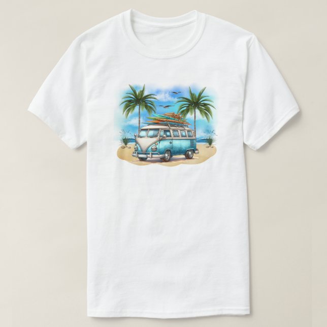 Beach Van T-Shirt (Frente do Design)
