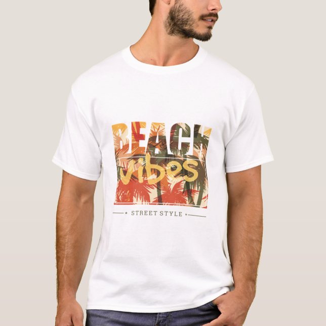 Beach Vibe Summer T-Shirt (Frente)