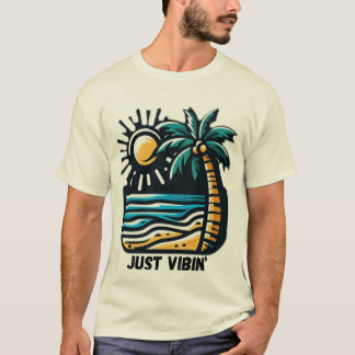 Beach Vibes T-Shirt - Aestético Ocean Sunset