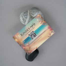 Beach Wedding rsvp