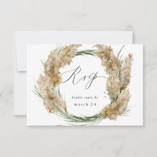 Beachy Boho Pampas Grass w RSVP 2