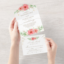 Beachy Boho Pink & Ivory Greenery Casamento Floral