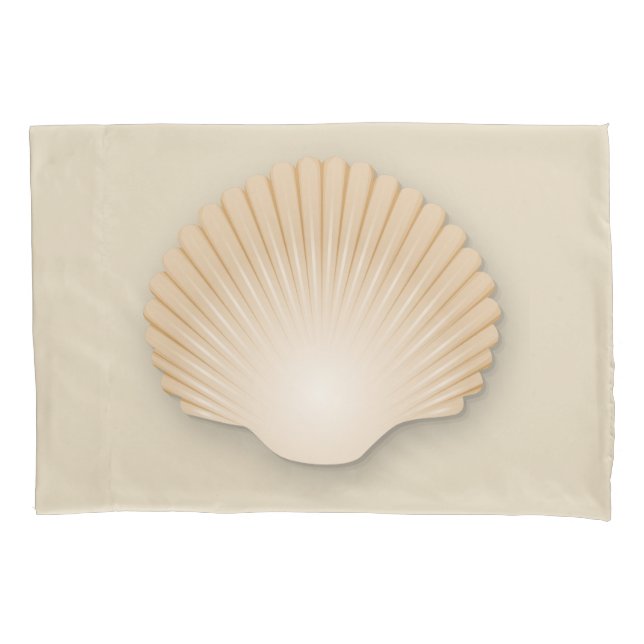 Beachy Tan Scalloped Seashell (Frente-Esquerda)