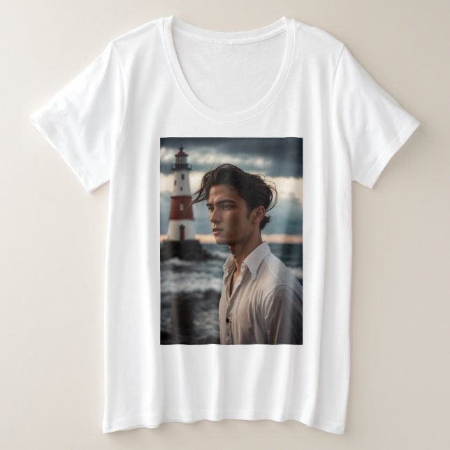 Beacon da Camisa do Farol da Esperança (Frente do Design)