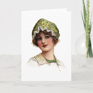 Bead Lady Vintage e Cartão Bonnet de Localidade