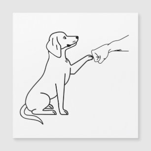  Beagle Cumprimento de Punho   Presente para Amant