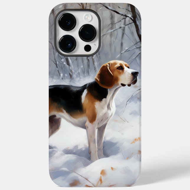 Beagle Deixe-O Neve Natal (Verso)