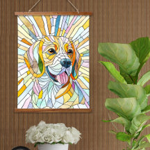 Beagle dog - Colorful Mosaic art