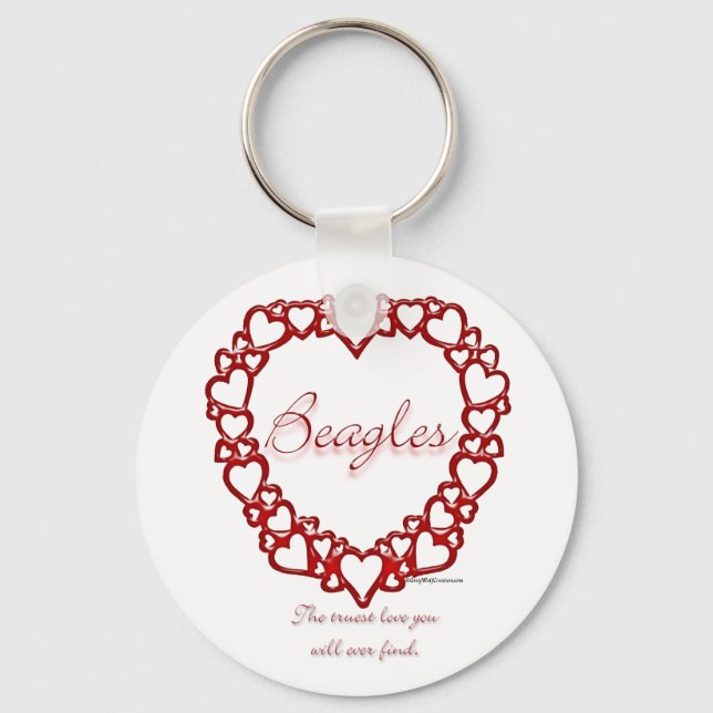 Beagle True Love - Chaveiro (Frente)