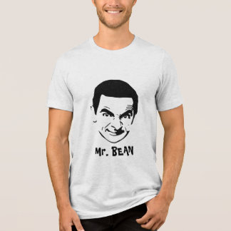 Bean Face Stencil Pop Art T-Shirt