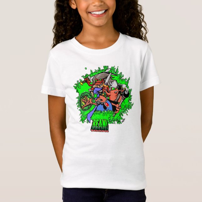 BEAN! Heroes Girl's T-Shirt (Frente)