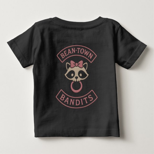 Bean Town Bandit Child T-Shirt Pink (Verso)