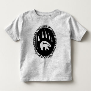 Bear Arte Bebê Camiseta Urso Garra Garra Tee