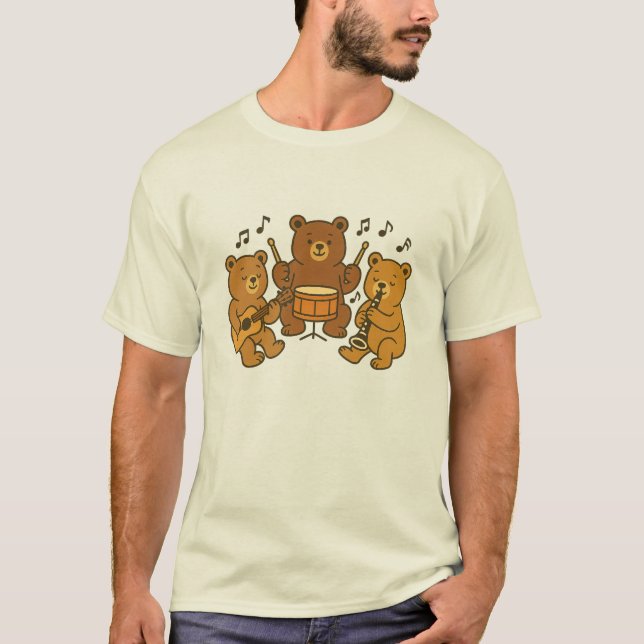 “Bear Band” T-Shirt (Frente)