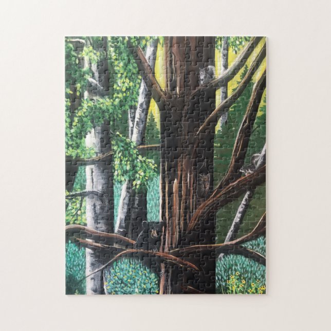 Bear Bear Subindo Quebra-cabeça (Vertical)