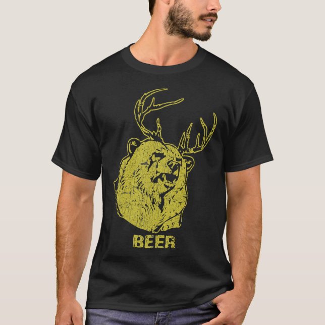 Bear + Deer = Beer Essential T-Shirt Copy (Frente)