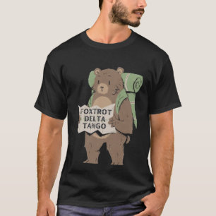 Bear Foxtrots Deltas Tangos Camisa Engraçado Foxtr