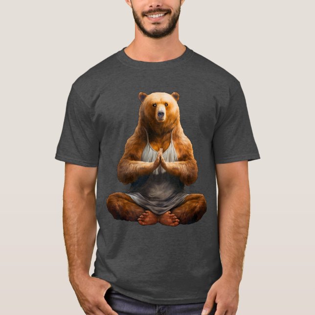Bear Yoga / Yogi Bear T-Shirt (Frente)