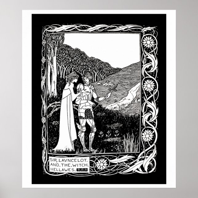Beardsley Lancelot e o Poster da Bruxa (Frente)