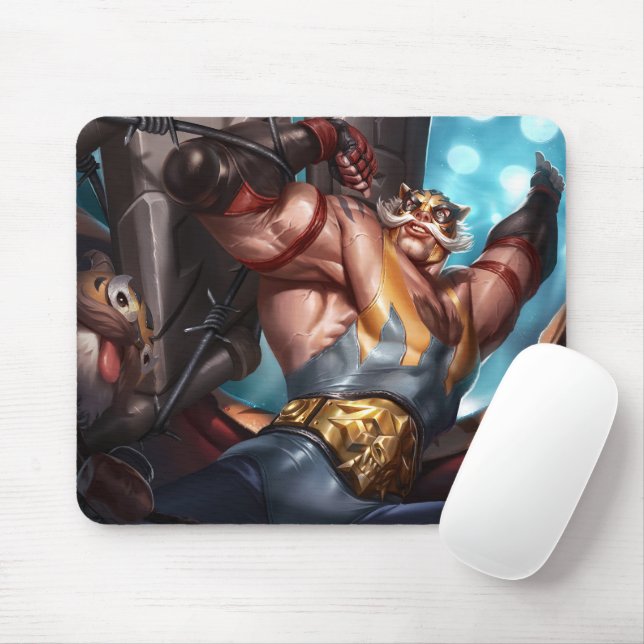 Bearer de blindagem do Mousepad de jogos | Pad Tem (Com mouse)