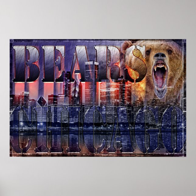 Bears Football Poster (Frente)