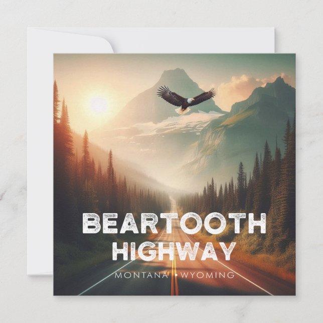 Beartooth Highway Montana Wyoming Eagle (Frente)