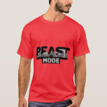 Beast Mode Fitness Motivation Quote T-Shirt<br><div class="desc">Unleash your inner power with this bold BEAST MODE motivational design. Perfect for athletes, gym lovers, bodybuilders, and anyone who pushes beyond limits. This powerful typography design represents strength, discipline, and unstoppable determination. Whether you're crushing a workout, chasing your goals, or embracing the hustle mindset, this design reminds you to...</div>