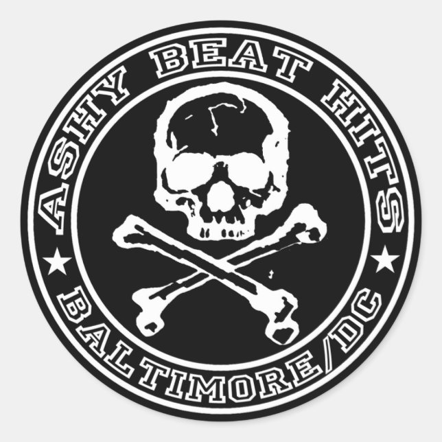 Beat bate no adesivo SKULL (Frente)