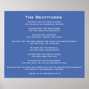 Beatitudes do poster de Jesus