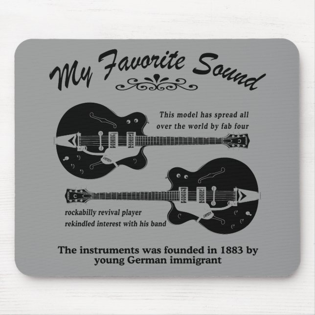 BEATLEGUITAR3 Mousepad (Frente)