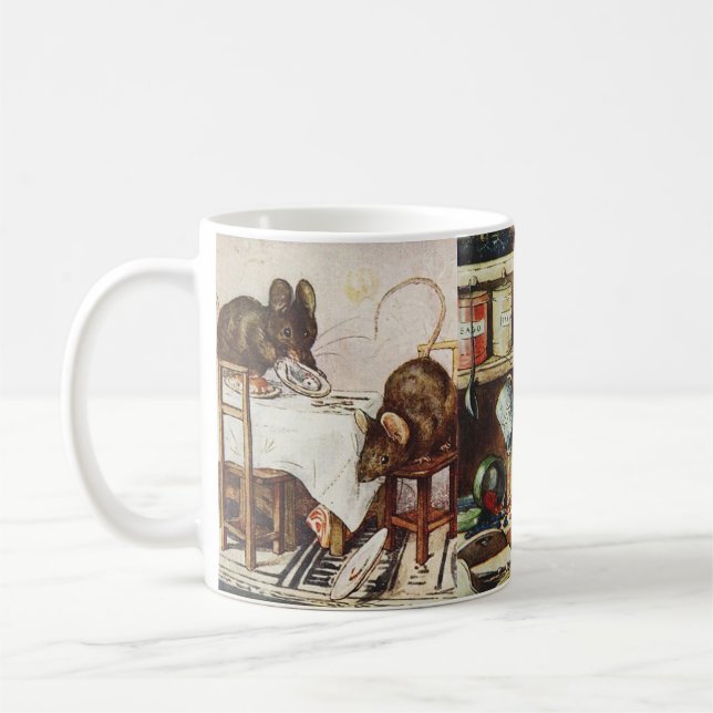 Beatrix Potter o conto da caneca má de dois ratos (Esquerda)