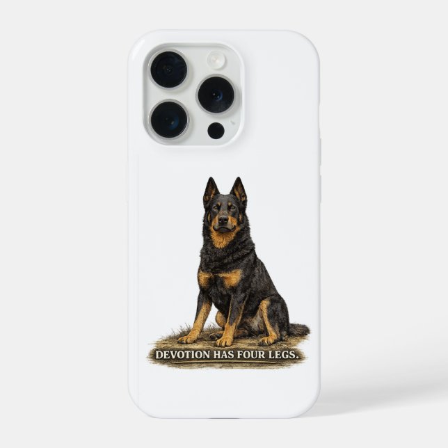 Beauceron – A Devoção Tem Quatro Pernas Cachorro  (Verso)