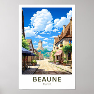 Beaune France Viagem Impressão