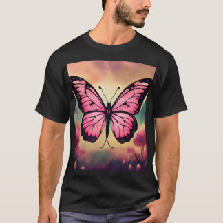 Beautiful Butterfly Graphic T-Shirt – Stylish Natu