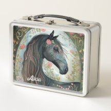 Beautiful Fantasy Black Horse