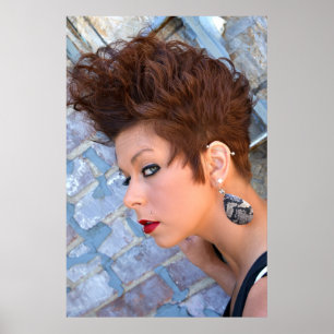 Beautiful Short Hair Poster