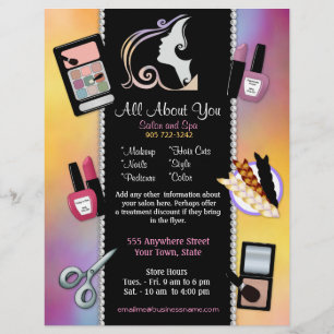 Beauty Salon - Beautician e Spa Flyer