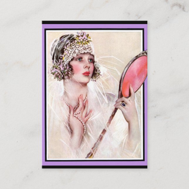 Beauty Salon Business Cartão de visita (Frente)